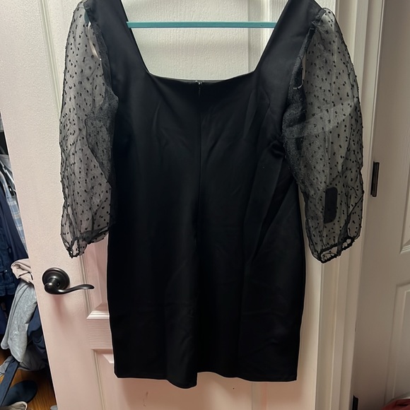 BCBG Sheer Sleeve Mini Dress (NWOT) - Picture 4 of 4